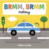 Brmm, Brmm motory - Knížka s puzzle
