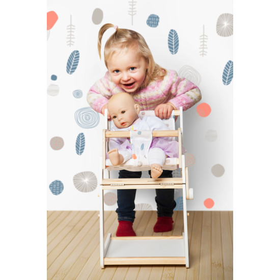 Dětská židle pro panenky Malá tečka