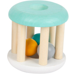 Chrastítko válec Pastel Tyrkysová