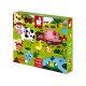 Dotykové puzzle Zvířátka na farmě