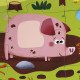 Dotykové puzzle Zvířátka na farmě