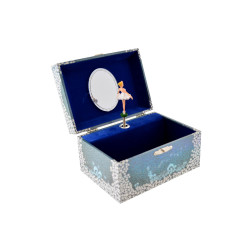 Hrací skříňka s baletkou Modrá