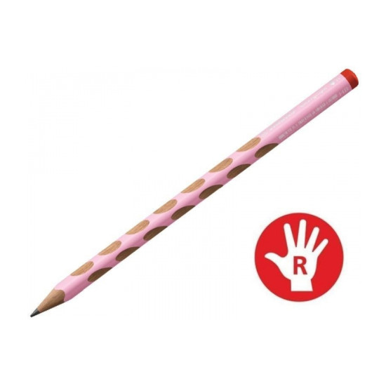 Tužka grafitová Růžová pastel pro praváky