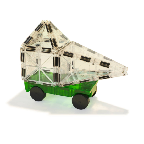 Dětská magnetická stavebnice Cars 2 dílná rozvíjí prostorovou představivost a jemnou motoriku.