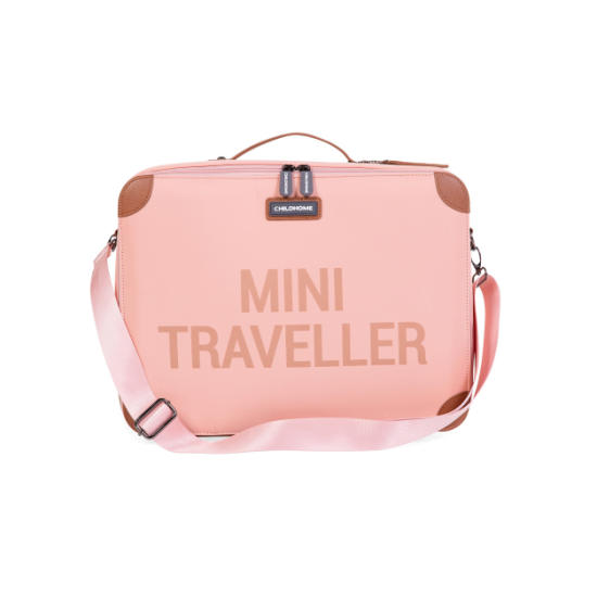 Cestovní kufr Mini Traveller Růžový