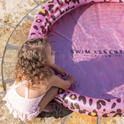 Nafukovací bazén pro děti Leopard růžový 100 cm