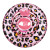 Nafukovací kruh pro miminka Leopard růžový
