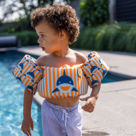 Dětská Plovací vesta s rukávky Žralok 2–6 let Swim Essentials