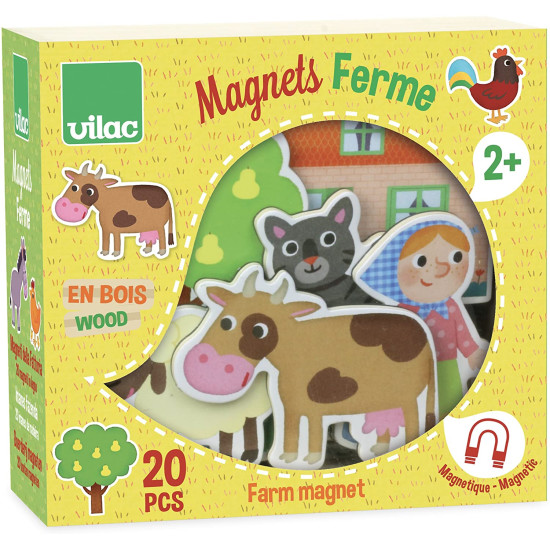 Magnetky s motivem života na farmě, dobře padnou do dětské ruky.