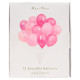Balónky růžové set 12 ks