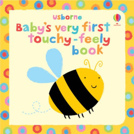 Leporelo s dotykovými plochami Baby's Very First Touchy - Feely Book je ideální jako první kniha.