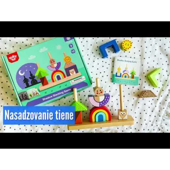Nasazování stíny Logická hra pro děti Tooky Toy