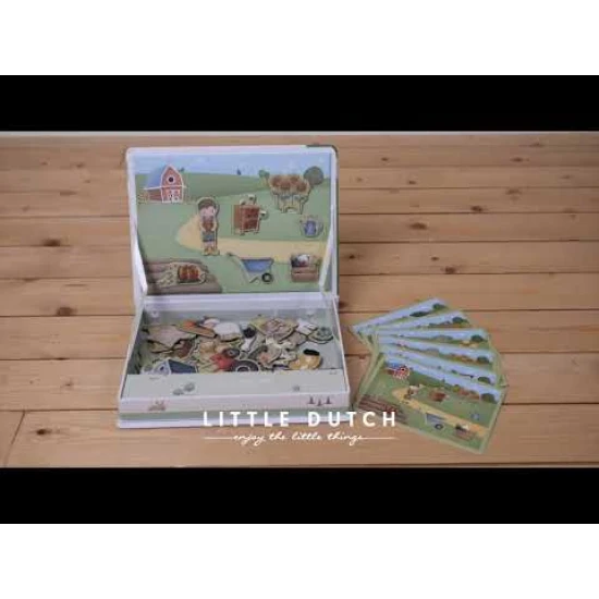 Magnetická hra Forest Friends s lesními motivy a vzorovými kartami