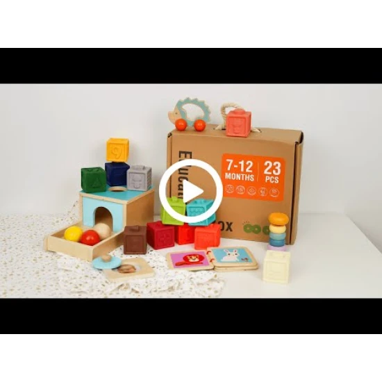 7–12 měsíců Edukační box Mini Montessori hračky pro miminka Tooky Toy