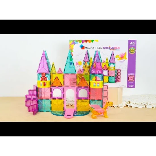 Magnetická stavebnice MAGNA-TILES pro malé princezny.