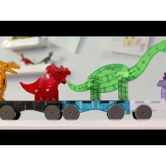Magnetická sada pěti figurek dinosaurů od MAGNA-TILES.