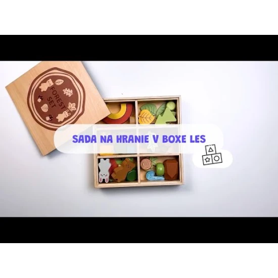 Dřevěný hrací set Les Tooky Toy