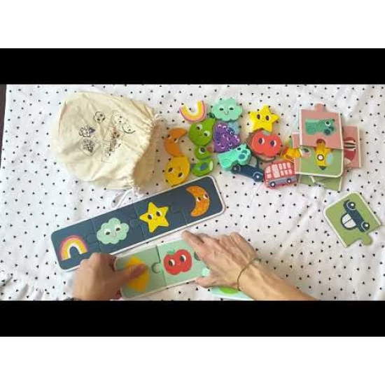 Senzorické pexeso a puzzle pro rozvoj motoriky a paměti