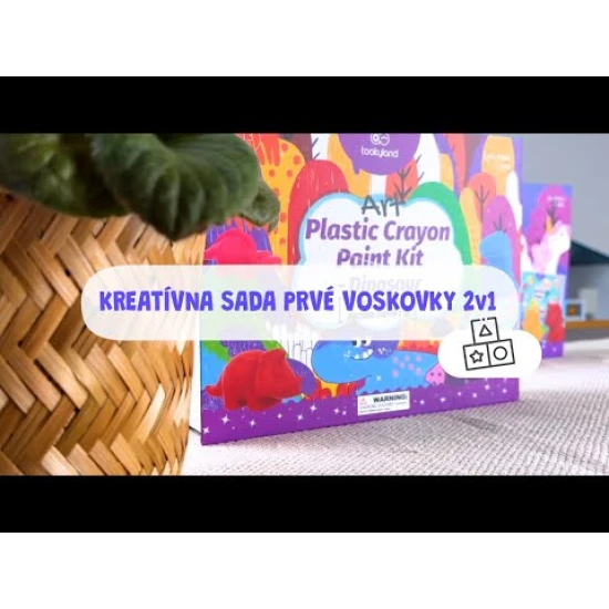 Kreativní sada Voskovky pro nejmenší Dinosaurus Tookyland.