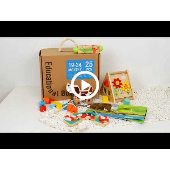 19–24 měsíců Edukační box Maxi Didaktické hračky do 2 let Tooky Toy