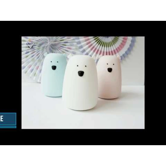 Dětská dotyková lampa Malý medvídek Modrý