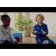 Dětská hra Učte se tvary s mimozemšťany s 3D vesmírnou lodí