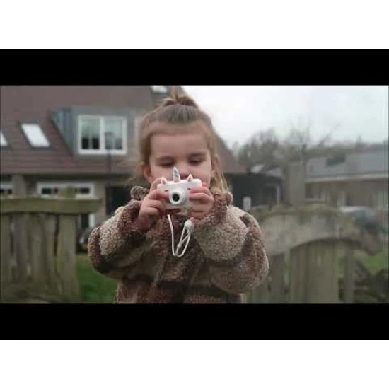 Dětský digitální fotoaparát pro každou cestu s motivem jednorožce.