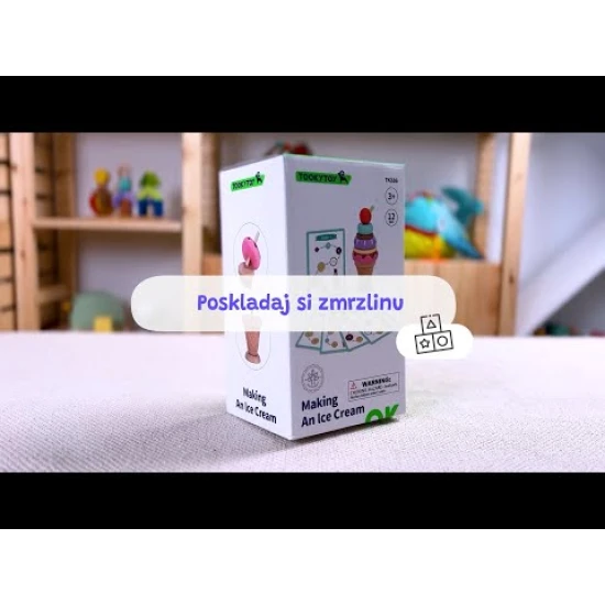Dětská věž Poskládej si svoji zmrzlinu
