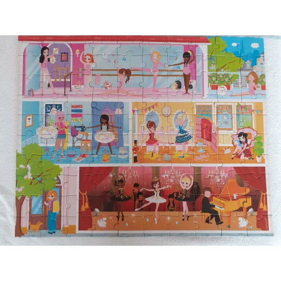 dívčí puzzle Janod baletní dům