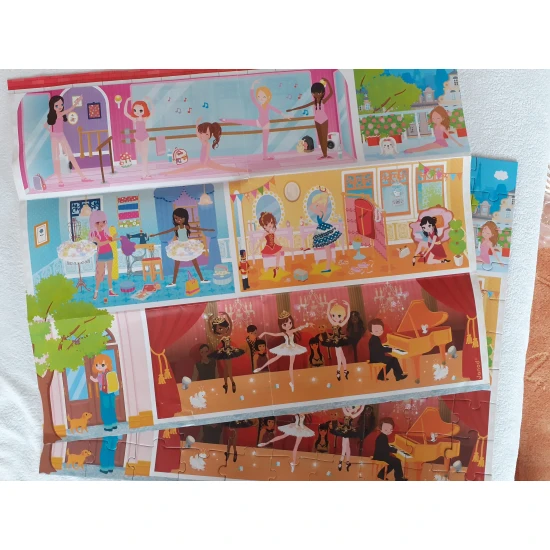 dívčí puzzle Janod baletní dům