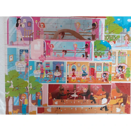 dívčí puzzle Janod baletní dům