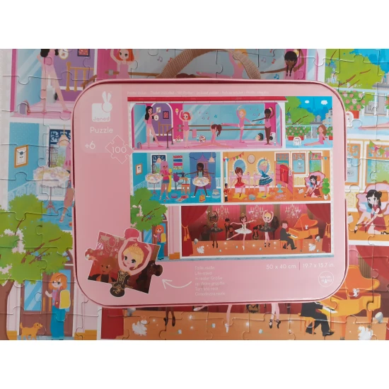 dívčí puzzle Janod baletní dům