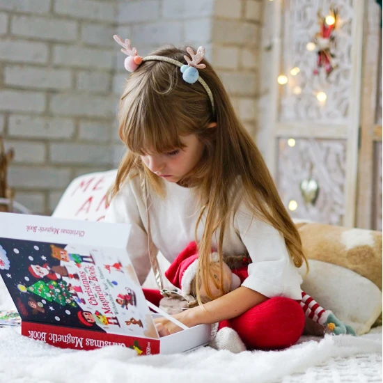 EDUkid Magnetická kniha Vánoce – Christmas Magnetic Book Magnetická kniha Vánoce – Christmas Magnetic Book