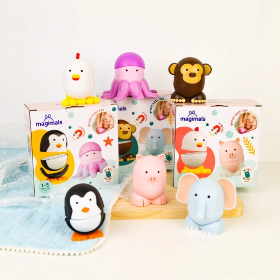 Magnetická skládačka pro miminka Safari Magimals