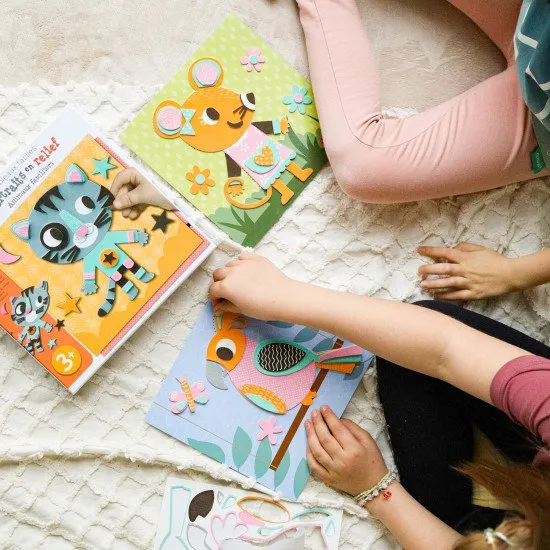 Kreativní sada pro děti Pěnová mozaika Domácí zvířata Crea Lign