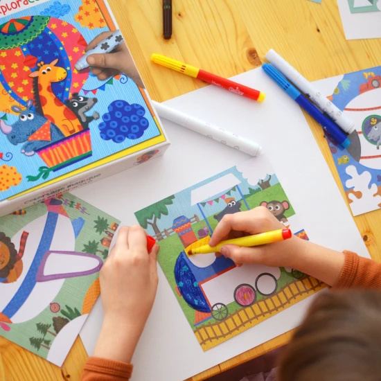 Kreativní sada pro děti Kouzelné fixy Cestování Crea Lign