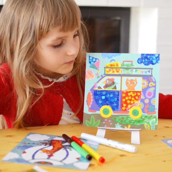 Kreativní sada pro děti Kouzelné fixy Cestování Crea Lign