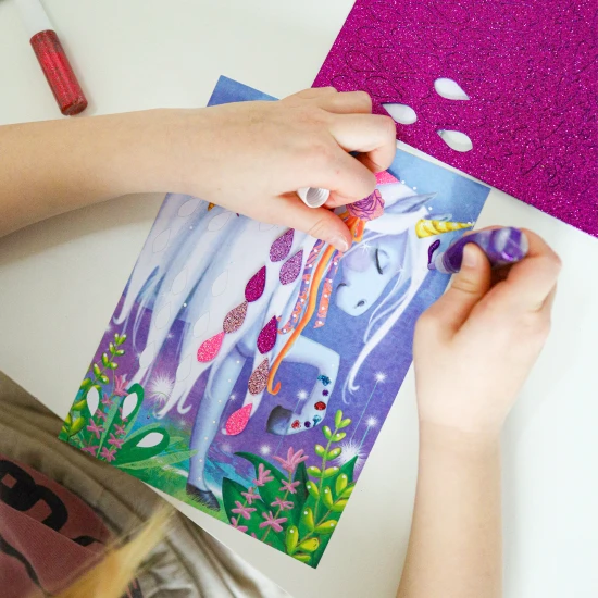 Kreativní sada Třpytivá mozaika Svět víl Crea Lign