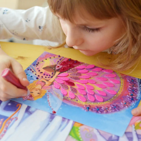 Kreativní sada Třpytivá mozaika Svět víl Crea Lign