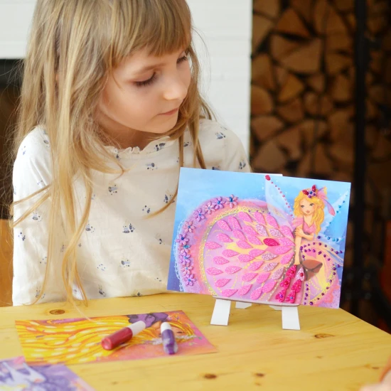 Kreativní sada Třpytivá mozaika Svět víl Crea Lign