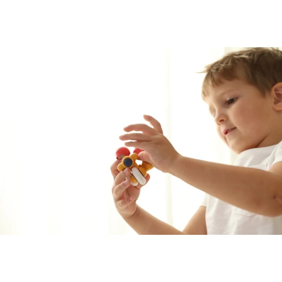 Tolo Motorka Sidecar barevná a veselá hračka s pohyblivými koly