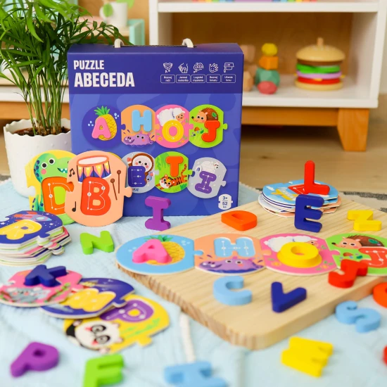 Vánoční sada: Abecední puzzle a Hádej, kdo jsem! Vánoční sada EDUkid – Abecední puzzle a Hádej, kdo jsem!
