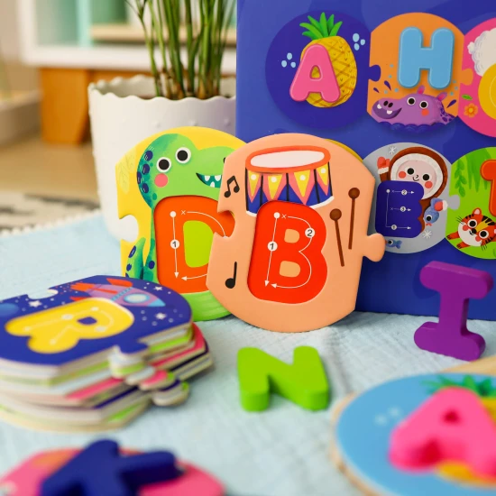 Vkládací puzzle abeceda