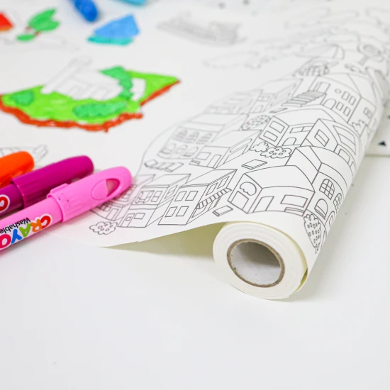 Maxi omalovánka v roli Města světa Tookyland