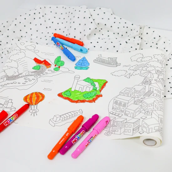 Maxi omalovánka v roli Města světa Tookyland