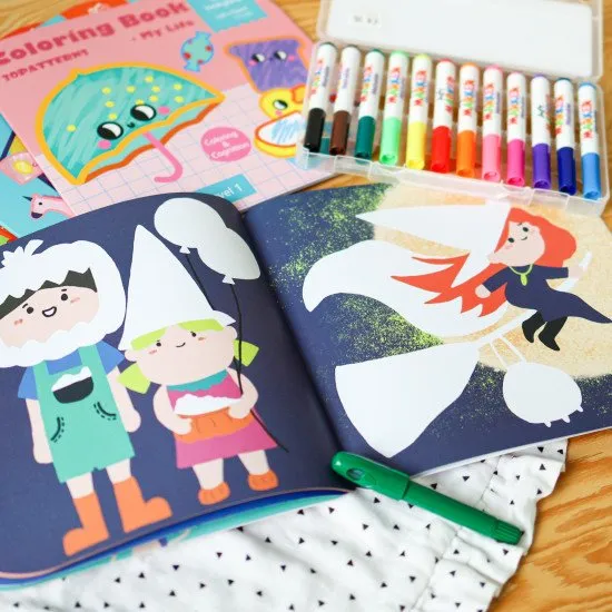 Tookyland Moje první omalovánky Kamarádi Level 2 Moje první omalovánky pro nejmenší Kamarádi Tookyland