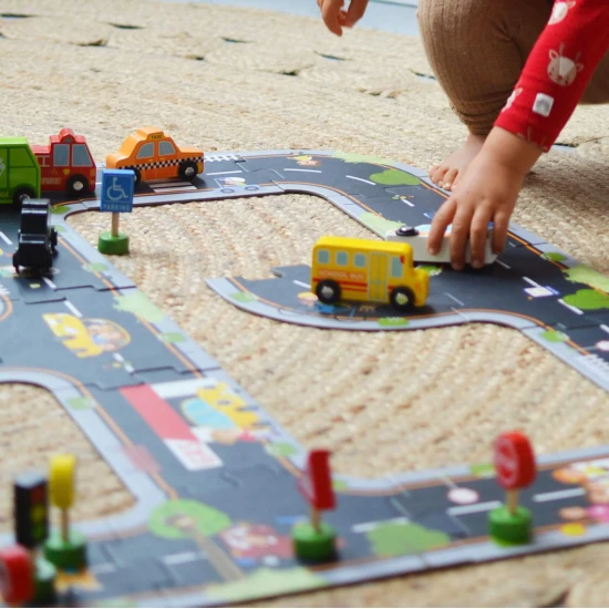 Puzzle silnice Město 