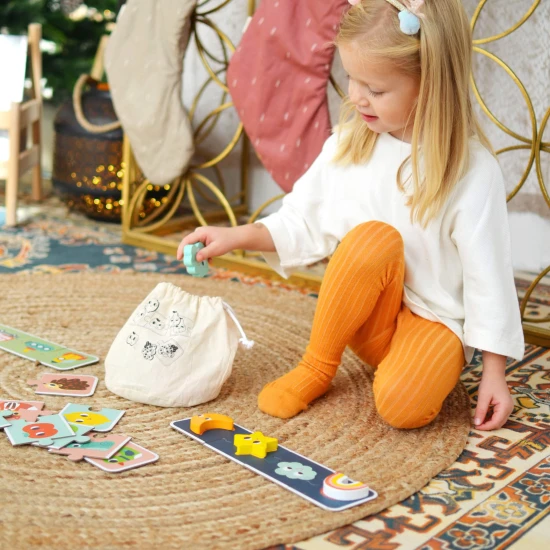 Senzorické pexeso a puzzle pro rozvoj motoriky a paměti