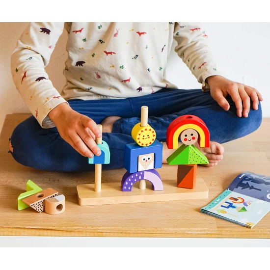 Nasazování stíny Logická hra pro děti Tooky Toy