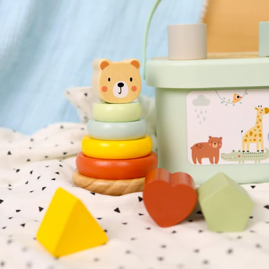 Sada dřevěných hraček pro děti 3 v 1